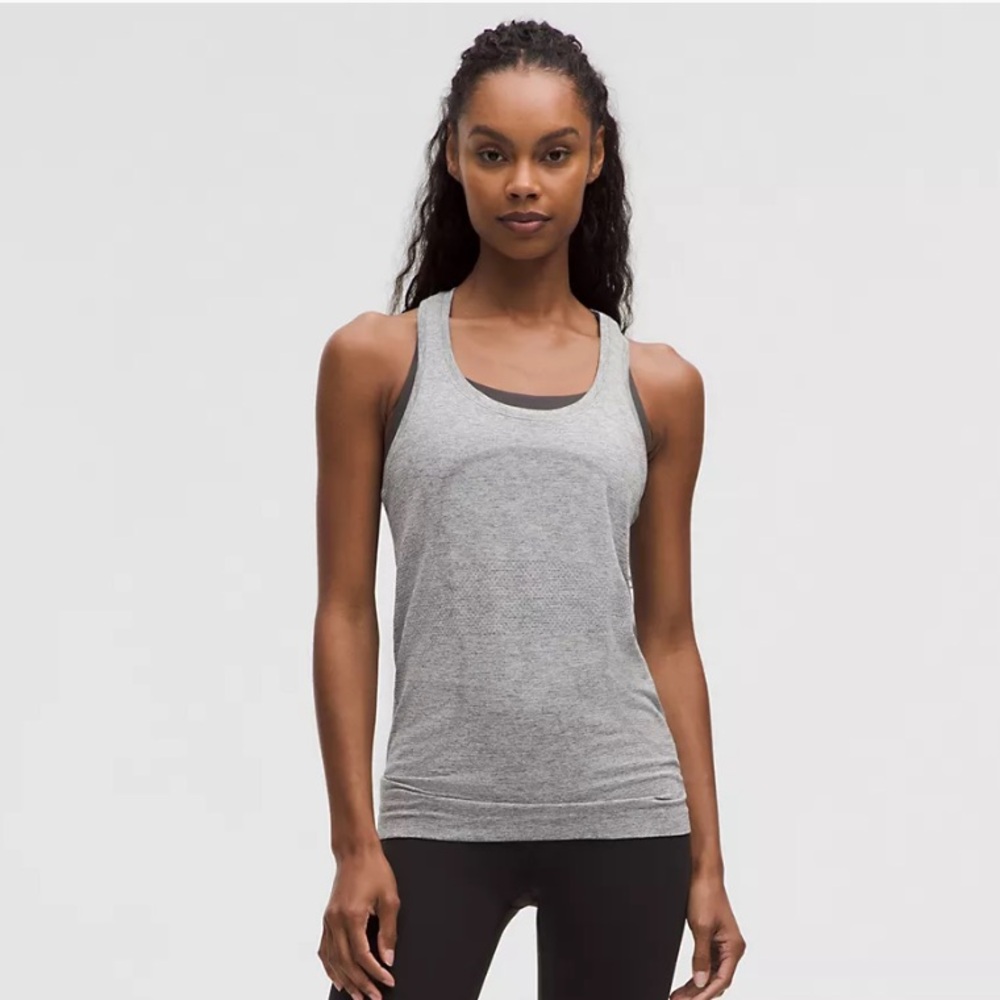 Lululemon Swiftly Tech Racerback Tank in Slate/White